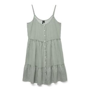 VERO MODA Ruha 'VMBumpy' sötétzöld / fehér kép