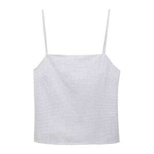 Pull&Bear Top szürke / fehér kép