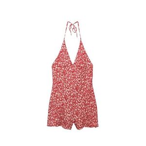 Pull&Bear Kezeslábas vörösáfonya / fehér kép