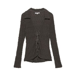 Pull&Bear Póló sötét barna kép