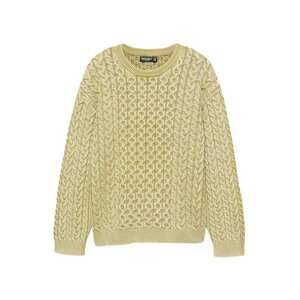 Pull&Bear Pulóver khaki kép