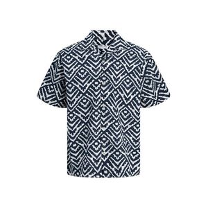 Jack & Jones Plus Ing 'JJMILO' éjkék / fehér kép