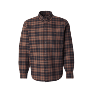 LEVI'S ® Ing 'Authentic Button Down Shirt' sötétkék / gesztenyebarna / brokát kép