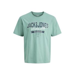 Jack & Jones Plus Póló éjkék / menta / fehér kép