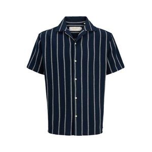 Jack & Jones Plus Ing 'JORCOBA' éjkék / fehér kép
