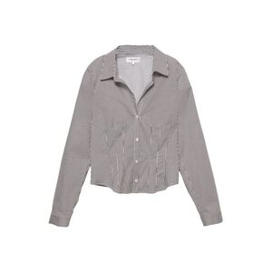 Pull&Bear Blúz barna / fehér kép