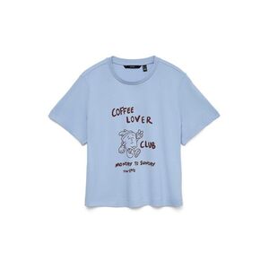 VERO MODA Póló barna / levendula kép