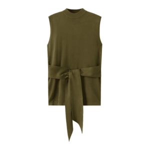 MANGO Pulóver 'OSTRICH' khaki kép