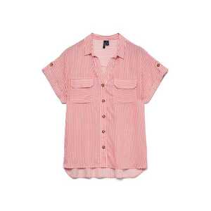 VERO MODA Blúz 'VMBumpy' piros / fehér kép