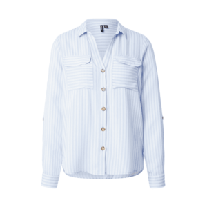 VERO MODA Blúz 'VMBUMPY' világoskék / fehér kép