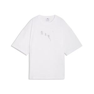 PUMA Póló 'Essentials' ezüst / fehér kép