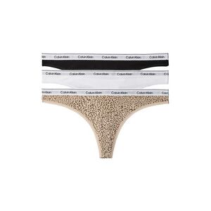 Calvin Klein Underwear String bugyik bézs / teveszín / fekete / fehér kép