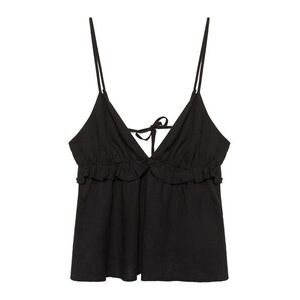 Pull&Bear Top 'PACIFIC' fekete kép
