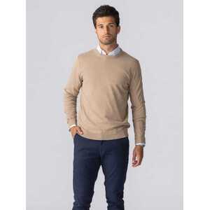 TEESHOPPEN Pulóver ' Pullover Crew ' bézs kép