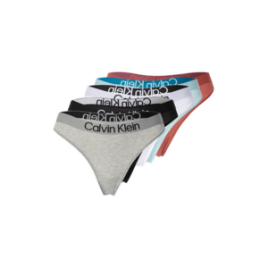 Calvin Klein Underwear String bugyik világoskék / szürke melír / rozsdavörös / fekete / fehér kép