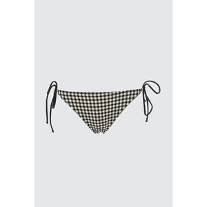 Trendyol Plaid texturált bikini alsó kép