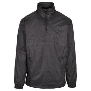 Stand Up Collar Pull Over Jacket Black kép