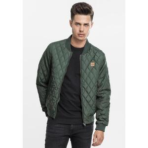 Diamond Quilt Nylon jacket olive kép