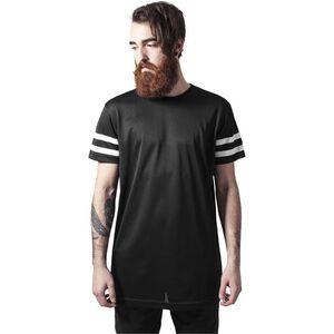 Stripe Mesh Tee blk/wht kép