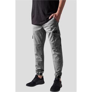 Washed Cargo Twill Jogging Pants Grey kép