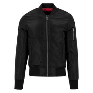 2-Tone Bomber Jacket blk/blk kép