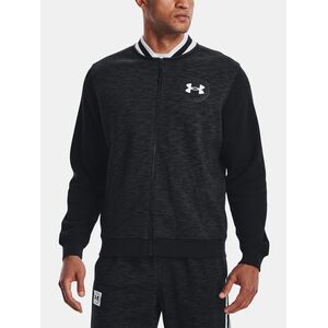 Under Armour Sweatshirt UA Essential Heritage Flc FZ-BLK - Mens kép