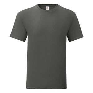 Graphite Iconic Combed Cotton T-shirt Fruit of the Loom kép