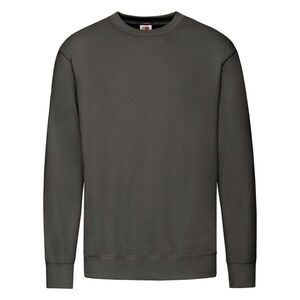 Graphite Men's Sweatshirt Lightweight Set-in-Sweat Sweat Fruit of the Loom kép