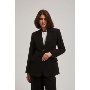 Marisse Single-Breasted Black Jacket kép