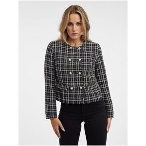 Orsay Black Women's Patterned Blazer - Women's kép