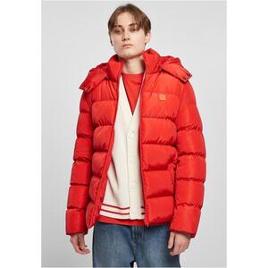 Big red hooded jacket kép