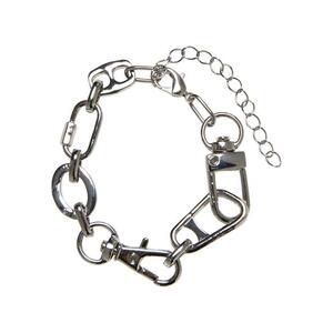 Bracelet with different clasps - silver color kép