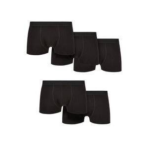 Solid Organic Cotton Boxer Shorts 5-Pack Black+Black+Black+Black+Black kép