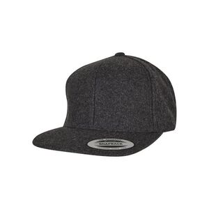 Melton Wool Snapback Dark Grey kép