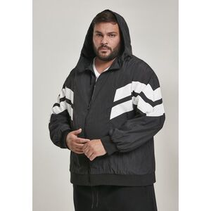 Crinkle Panel Track Jacket blk/wht kép