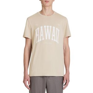 Celio White Jeville Patterned Sae T-Shirt - Men's kép