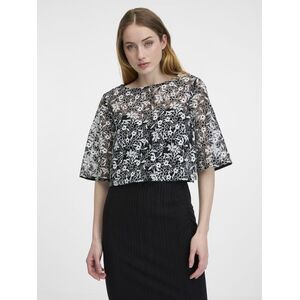 Black women's patterned blouse ORSAY kép
