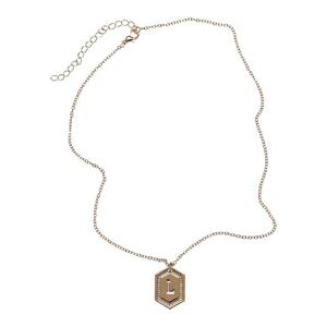 Basic necklace with the letter L kép