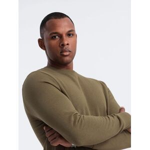 Ombre BASIC men's cotton non-stretch sweatshirt - olive kép