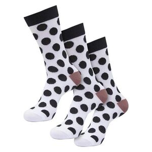 Basic Polka Dot 3-Pack socks white/black kép