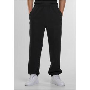 Men's basic sweatpants Fluffy black kép