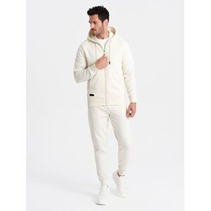 Ombre BASIC men's sweatshirt set unbuttoned sweatshirt + joggers kép