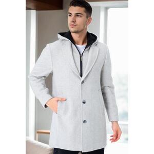 PLT8395 DEWBERRY BATTAL COAT-PATTERNED BEIGE-2 kép