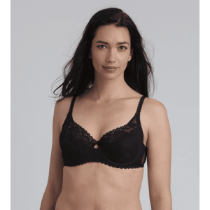 DIM PLAYTEX UNDERWIRE BALCONETTE BRA - Women's lace bra with underwire - black kép