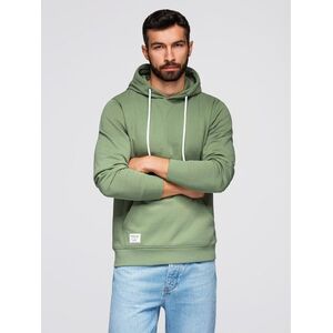 Ombre Men's BASIC kangaroo sweatshirt with hood kép