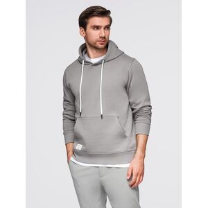 Ombre Men's BASIC kangaroo hooded sweatshirt kép