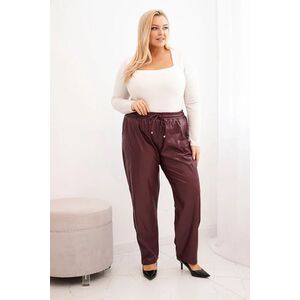 Plus size műbőr nadrág kép