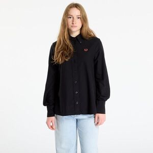 Ing FRED PERRY Button Down Shirt Black 6 kép