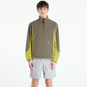 Sweatshirt Pas Normal Studios Off-Race Light Fleece Half-Zip Moss Green L kép