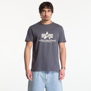 Póló Alpha Industries Basic T-Shirt Grey Black L kép